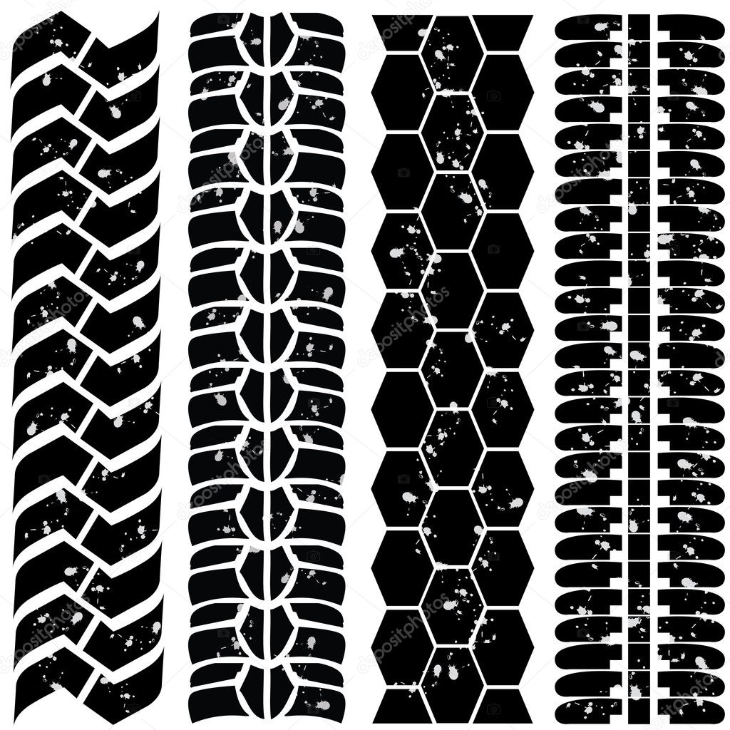 Print various automobile tyres 