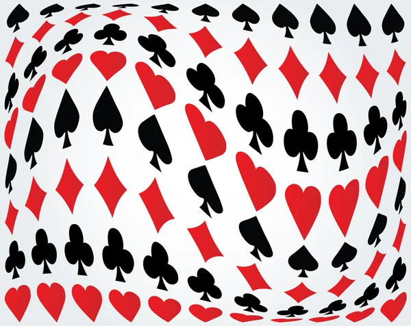 无缝扑克背景 — 图库矢量图片