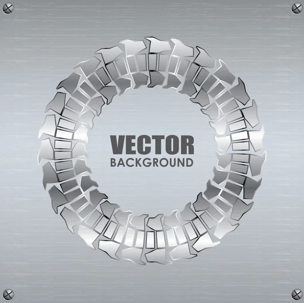 Fond vectoriel avec conception spéciale des pneus — Image vectorielle