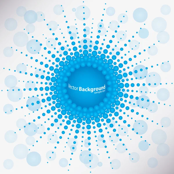 Spécial fond bleu pointillé — Image vectorielle