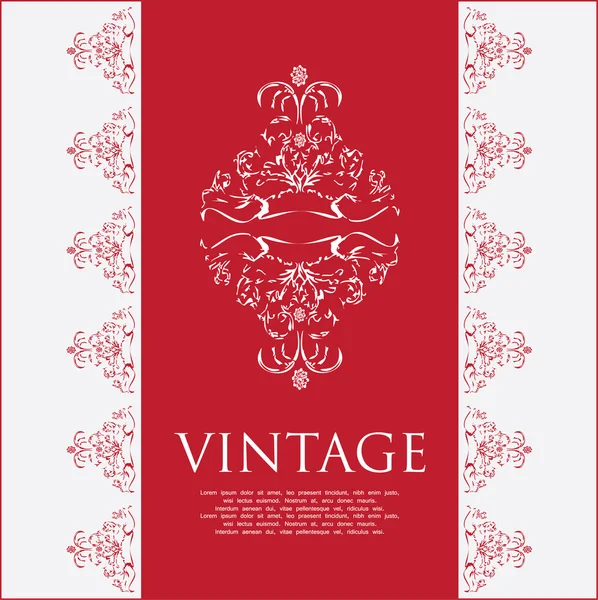 Cornice vintage con design speciale — Vettoriale Stock