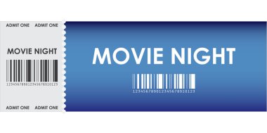 Special blue movie ticket
