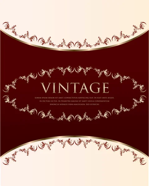 Vintage Design - Vektor — Stockvektor