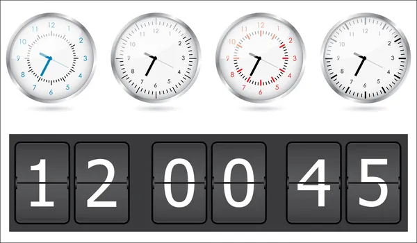 Relojes vectoriales — Archivo Imágenes Vectoriales