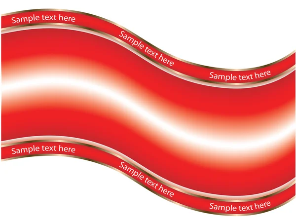 Bannière rouge spéciale — Image vectorielle