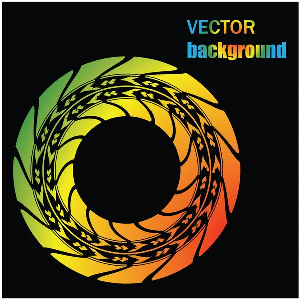 Fondo abstracto coloreado — Vector de stock