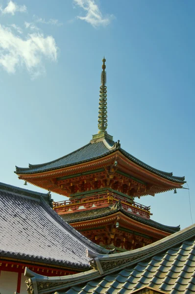 Dachy świątyni japoński — Zdjęcie stockowe