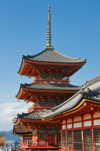 Japanse tempels op berg — Stockfoto