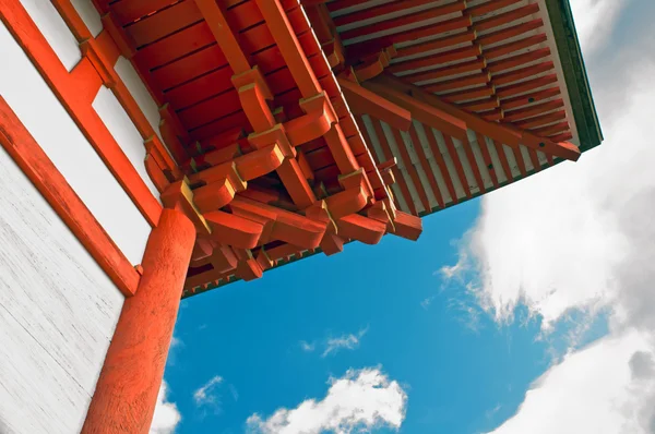 Telhado do templo japonês — Fotografia de Stock