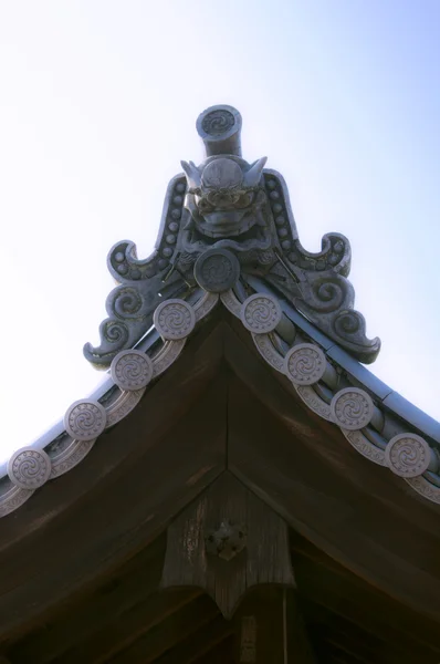 일본 사원 지붕 세부 사항 — 스톡 사진