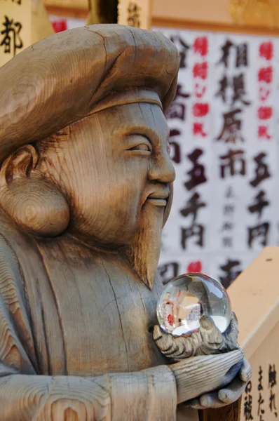 Estatua de árbol de buddha japonés —  Fotos de Stock