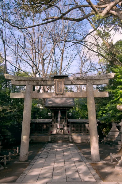 Japanese temple tori — Stock Photo, Image