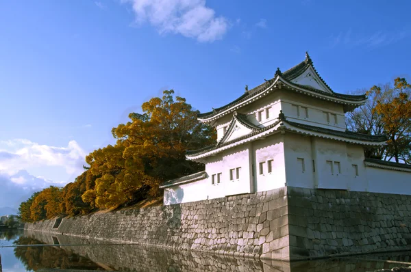 Japanese castle river — Stock Photo, Image