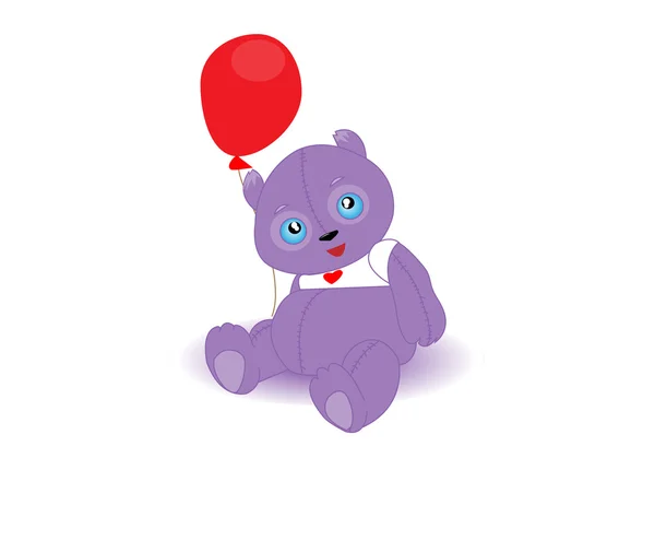 小小的玩具熊 — 图库矢量图片