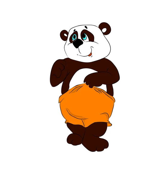 Schwuler Panda — Stockvektor