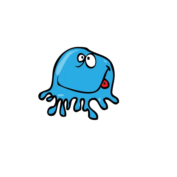 Cute Jellyfish - Vector — Stock Vector