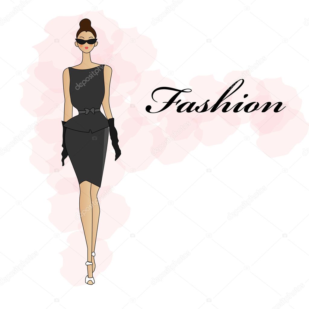 Fashion girl Stock Vector by ©mistuk13 6172183