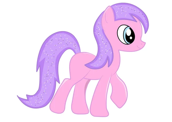 Pink pony — Stock Vector