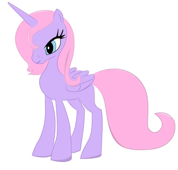 Пурпурный пони — стоковый вектор