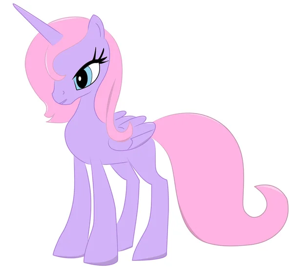 Pony púrpura Gráficos vectoriales