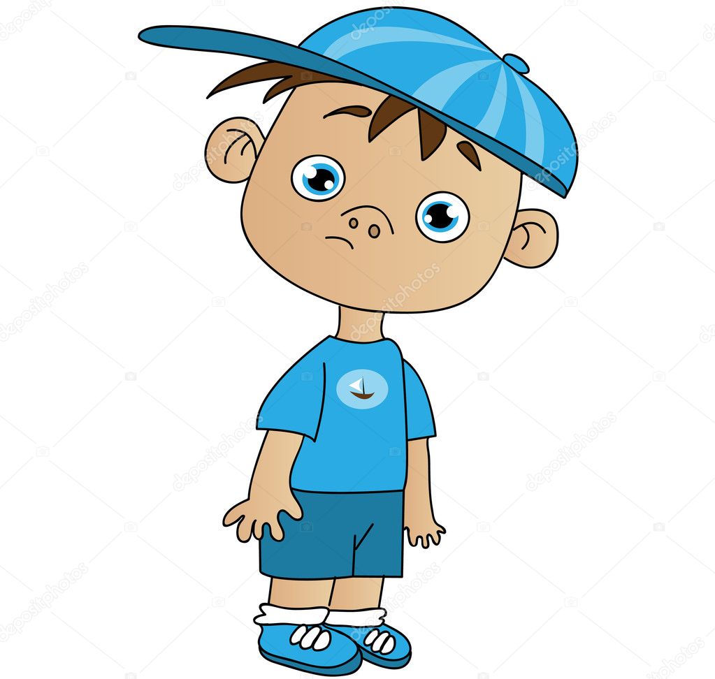 Boy in cap cartoon Stock Vector Image by ©mistuk13 #6395647