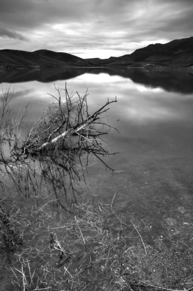 Lago calmo. — Fotografia de Stock