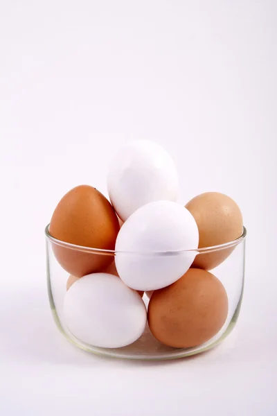 Eggs in a bowl. — Stock Photo, Image