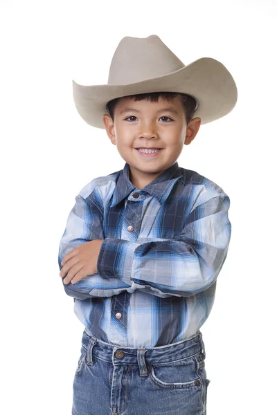 Grande cowboy sorriso . — Fotografia de Stock