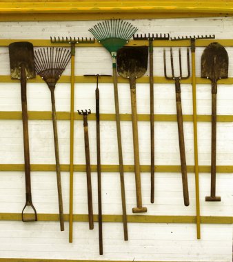 Garden tools clipart