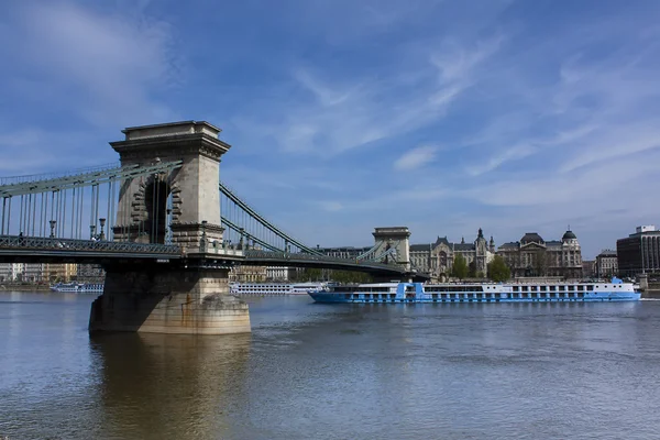 Ланцюговий міст Будапешт — стокове фото