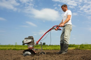 Working farmer clipart