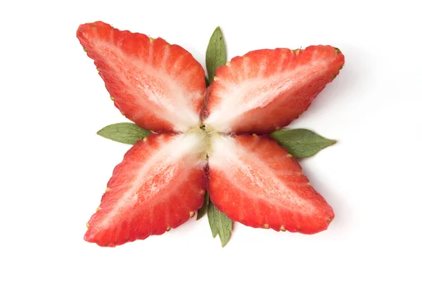 Strawberry flower — Stockfoto