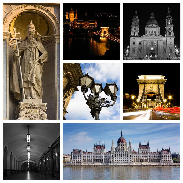 Будапешт фотомонтаж — стокове фото