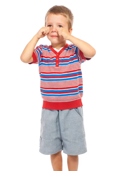Kleine jongen te huilen — Stockfoto