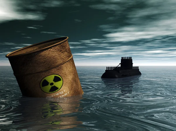 Submarino nükleer — Stok fotoğraf