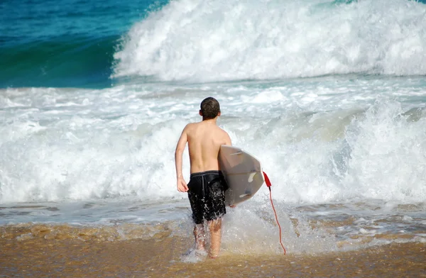 Surfer boy Stock Image