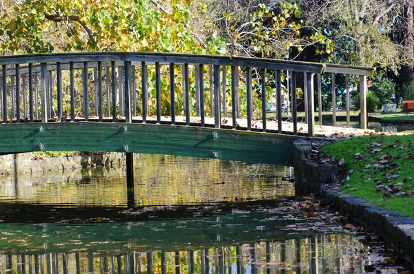 Ponte no parque — Fotografia de Stock