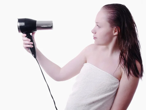 stock image Girl after shower