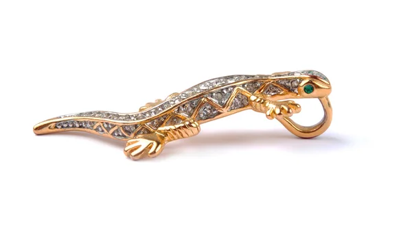 Lizard jewelry — Stock Photo, Image