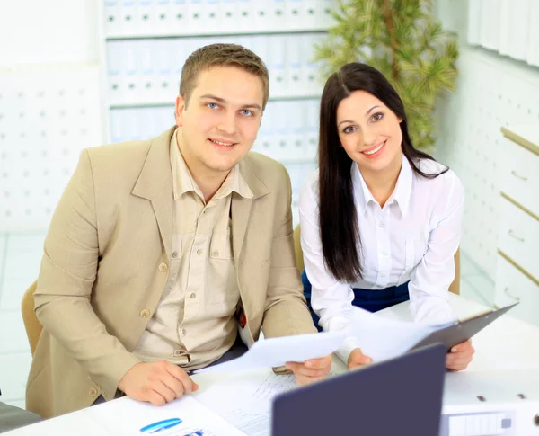 Business command(team) at modern office — Stock Photo, Image