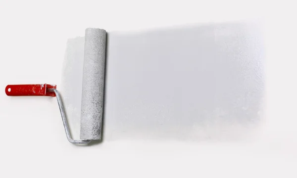 Srebrny płyt na białym tle — Zdjęcie stockowe