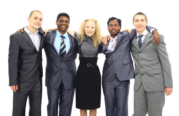 Business team isolato su sfondo bianco — Foto Stock