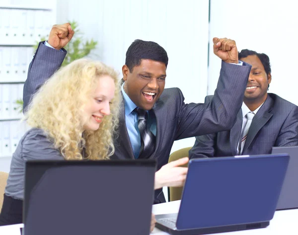 Business team full of success — Stock Photo, Image