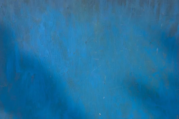 Blue painted plywood background — Stock Photo, Image