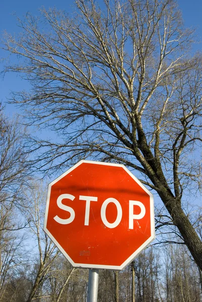 Stock image Road sign stop