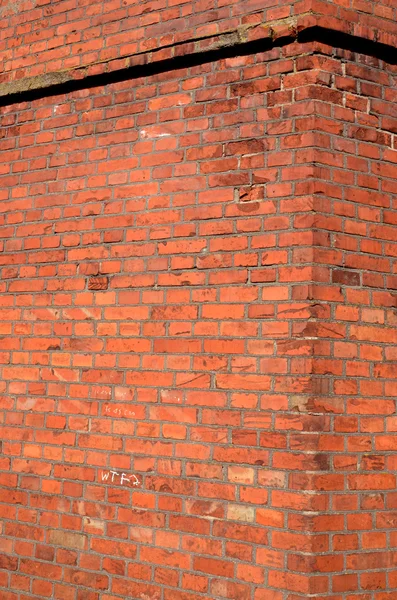 Red brick old wall background — Stock Photo, Image