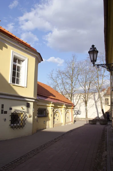 Lituania capitale Vilnius centro storico frammento — Foto Stock