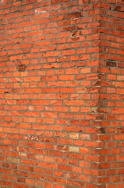 Red bricks old wall background — Stock Photo, Image