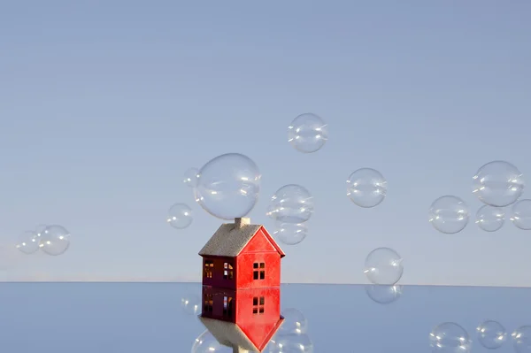 房地产价格泡沫 — 图库照片