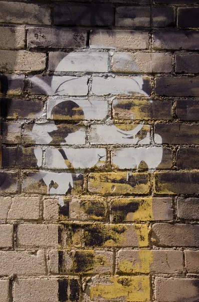 Grunge grafitti fundo da parede — Fotografia de Stock